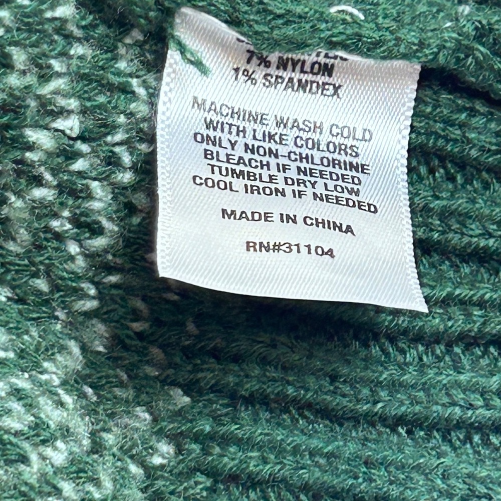 Wonderly Women's Aztec Retro Sweater‎ Green Size 2X Southwest Pattern Cabincore - Picture 4 of 10